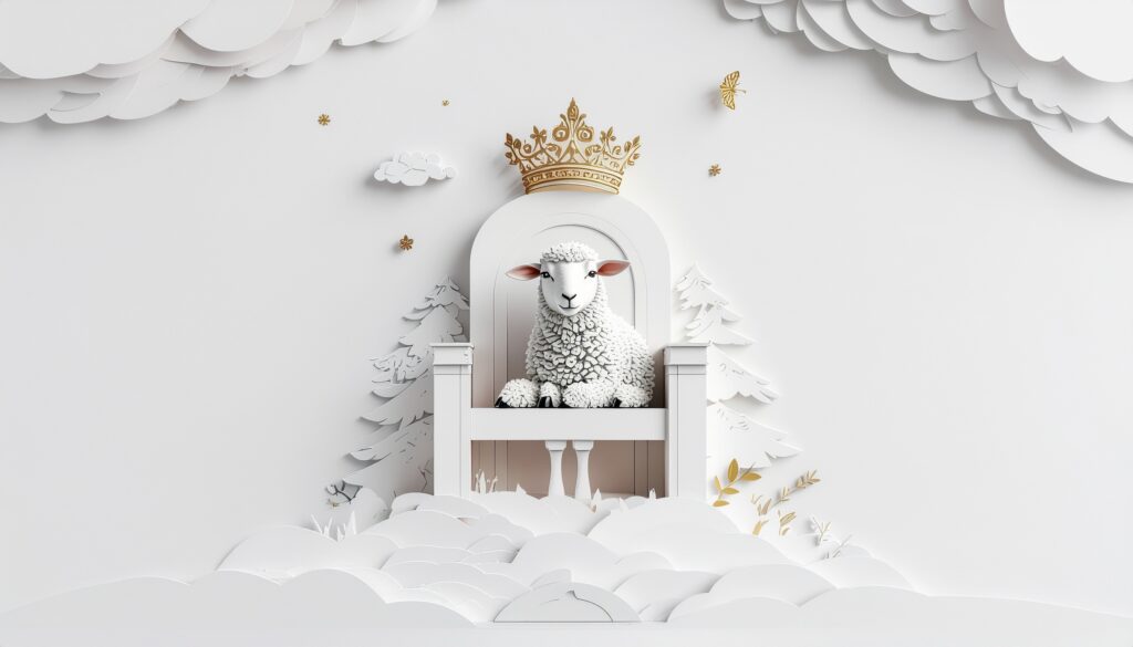 Lam op de troon – Christus als de enige Koning van de hemel